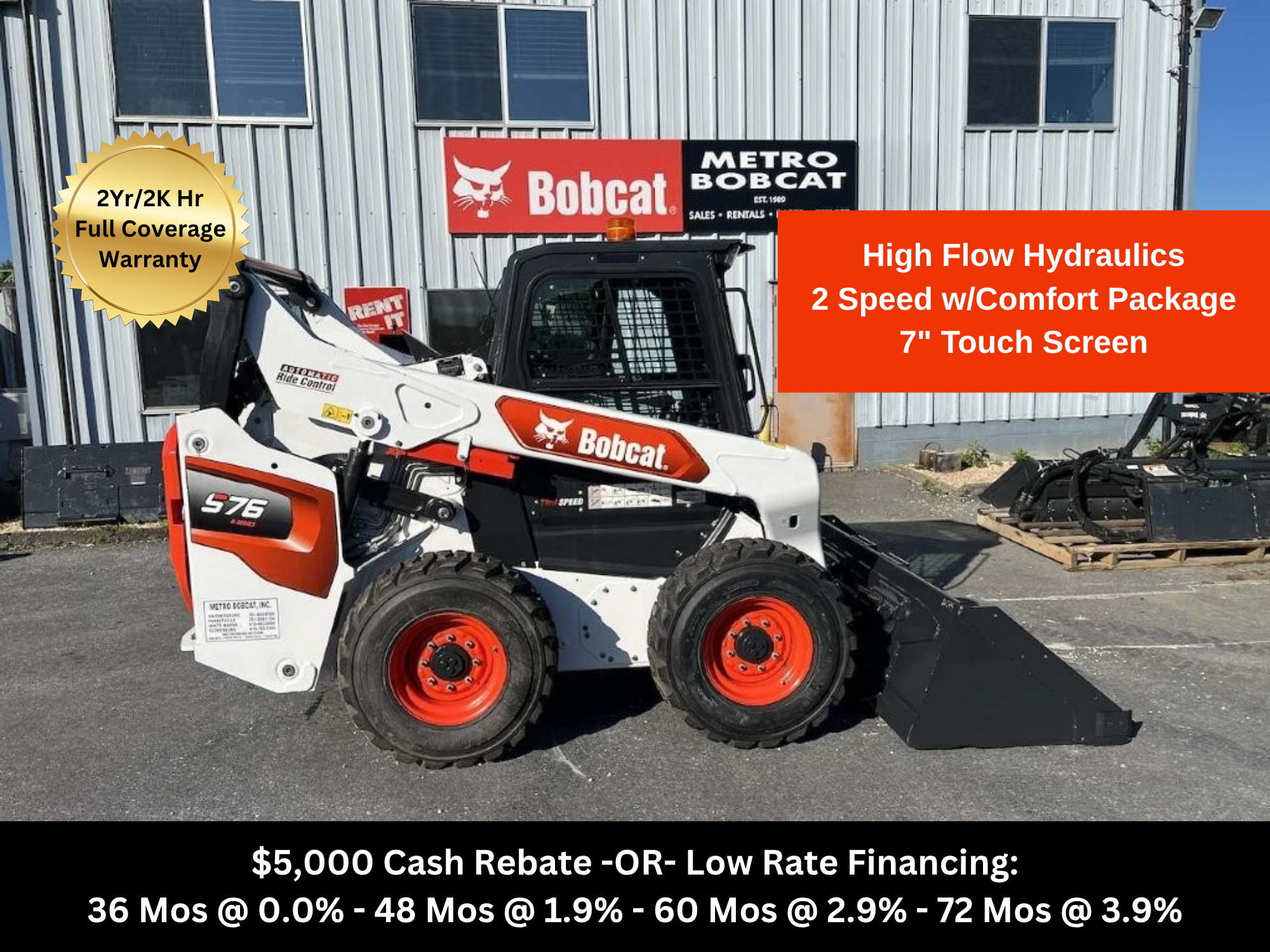 Photo of a 2024 Bobcat S76
