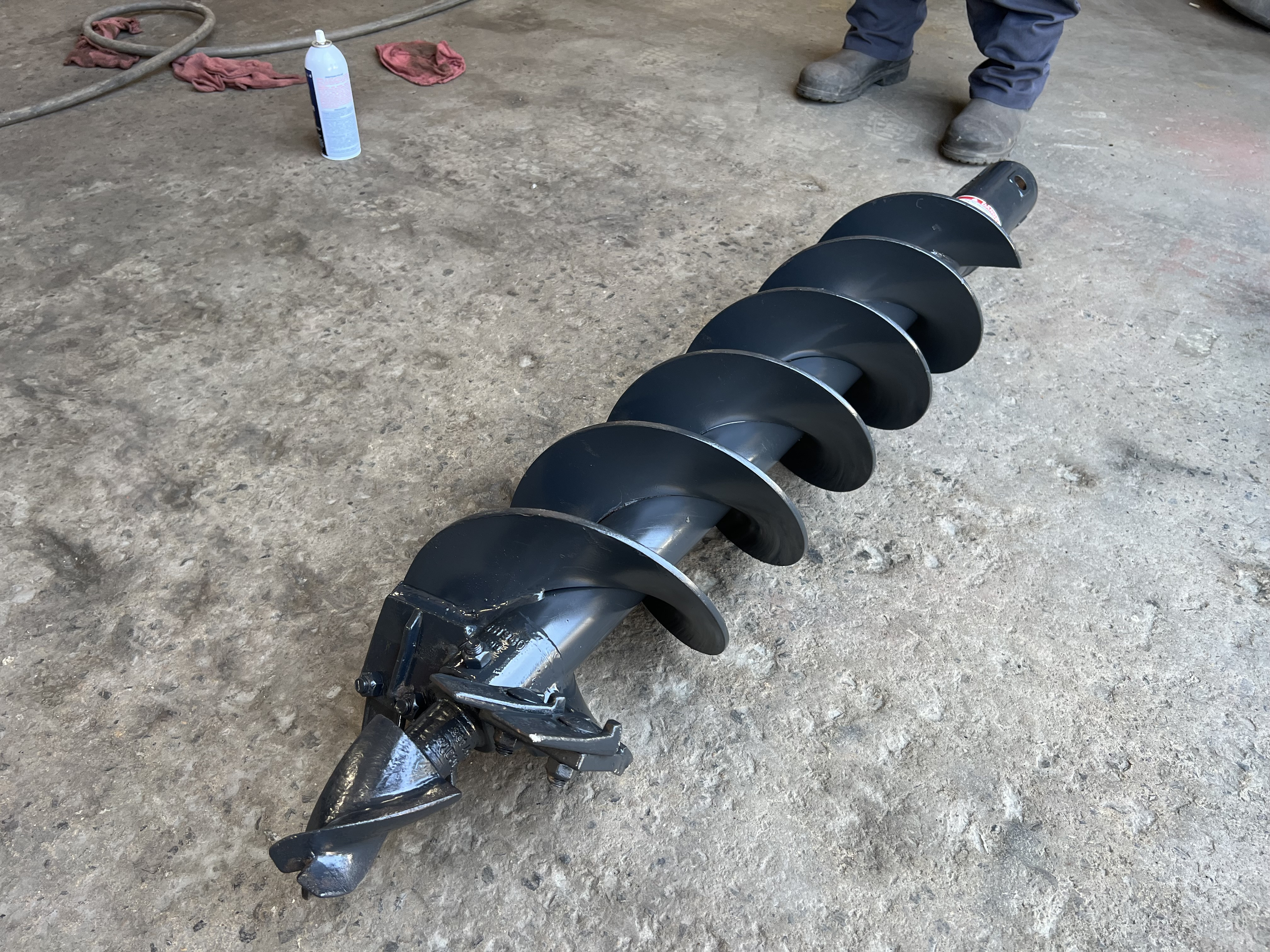 Used, 2018, Bobcat, 9 inch Auger Bit, Round Drive Double Flight, Augers / Post Hole Diggers