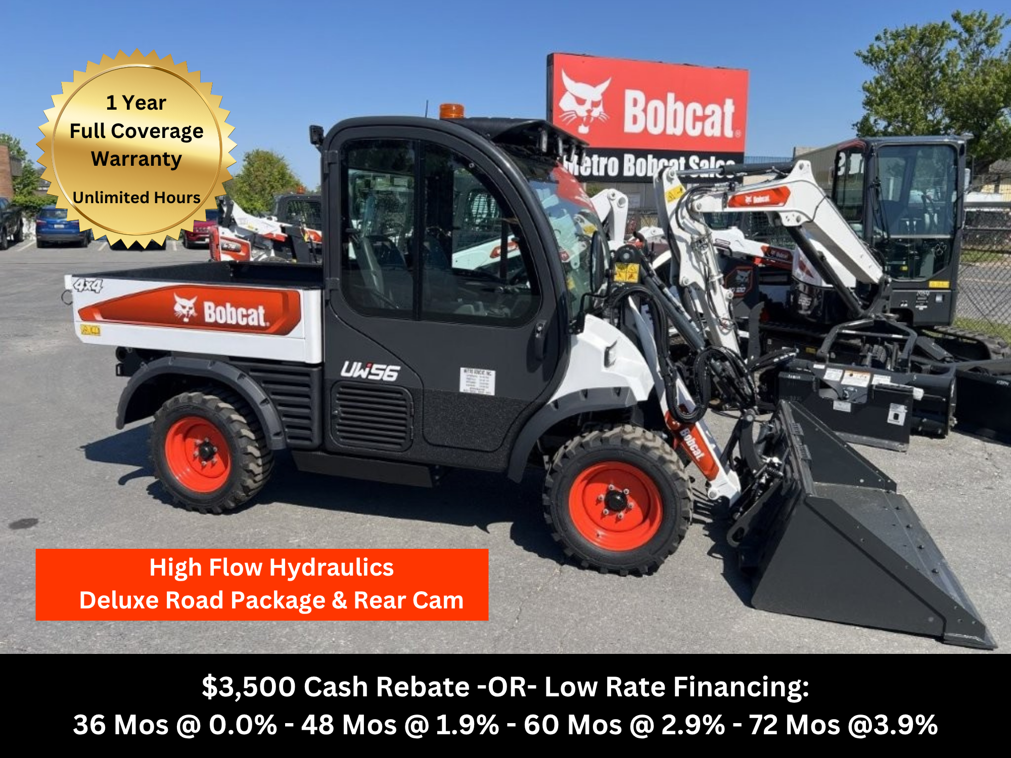 Photo of a 2025 Bobcat UW56