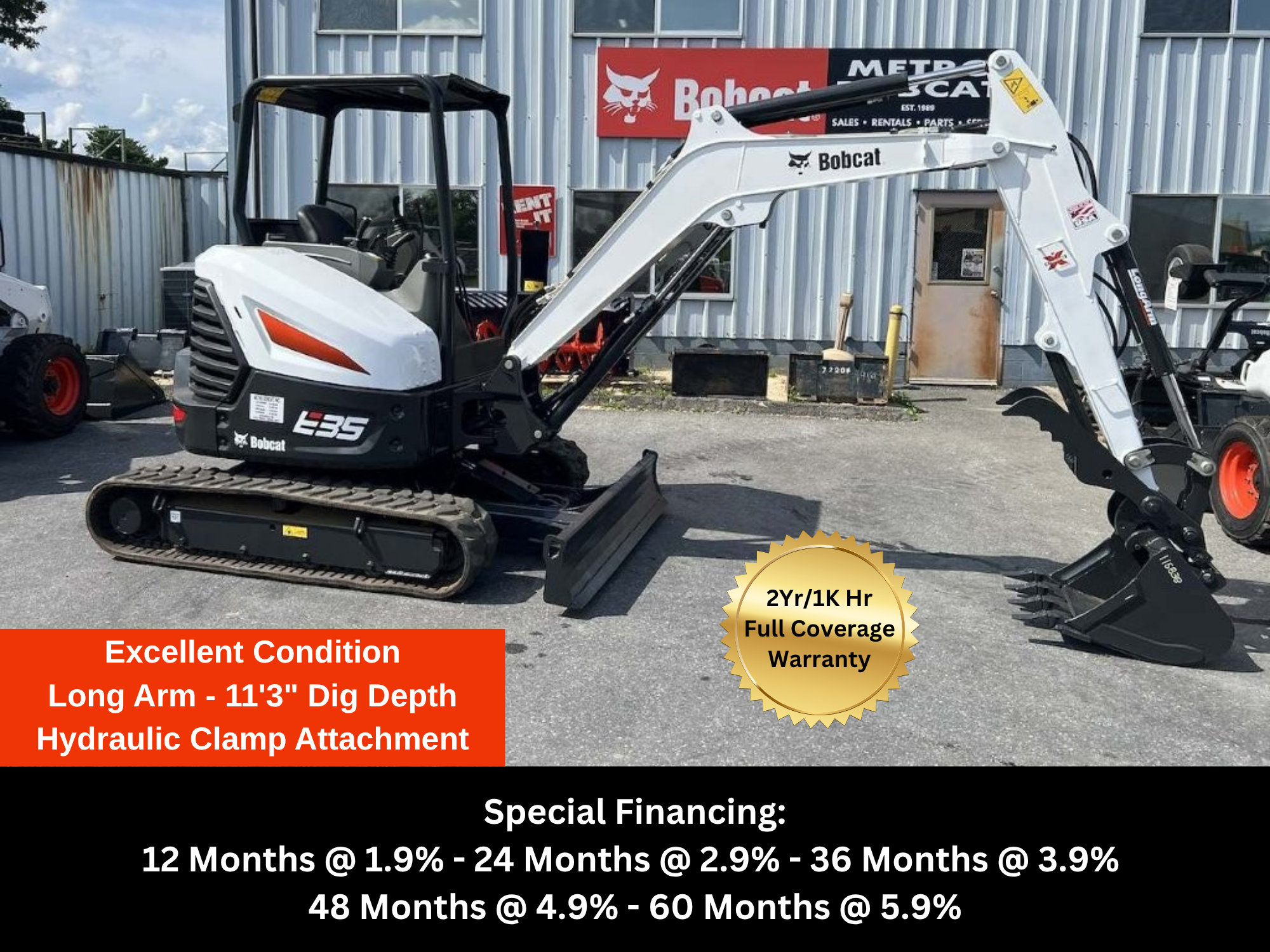 Photo of a 2021 Bobcat E35 25 HP