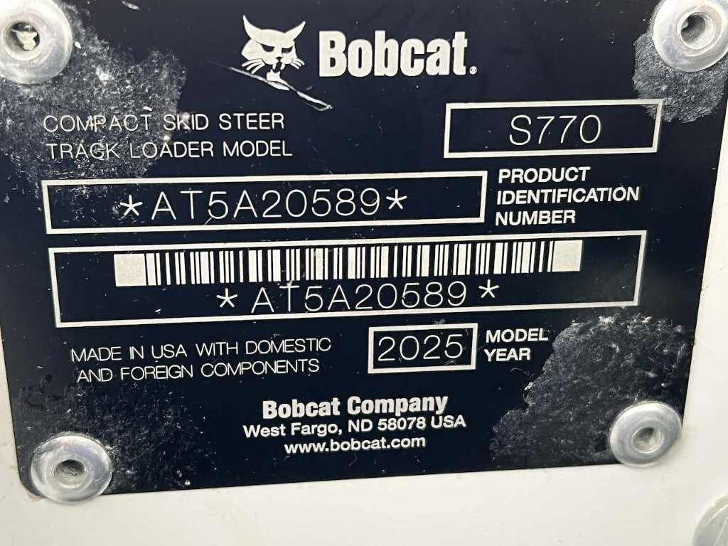 2025 Bobcat S770