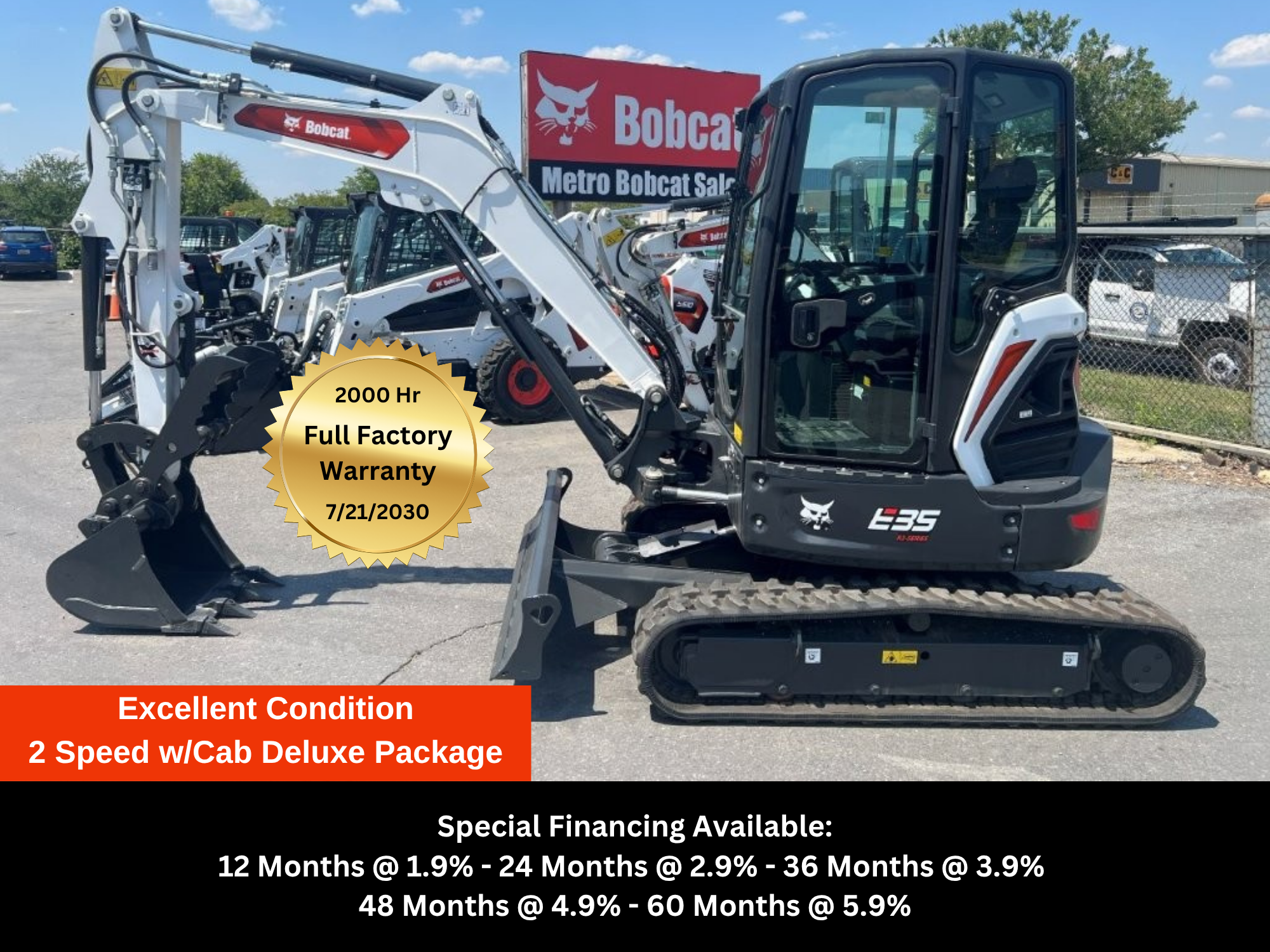 Photo of a 2025 Bobcat E35