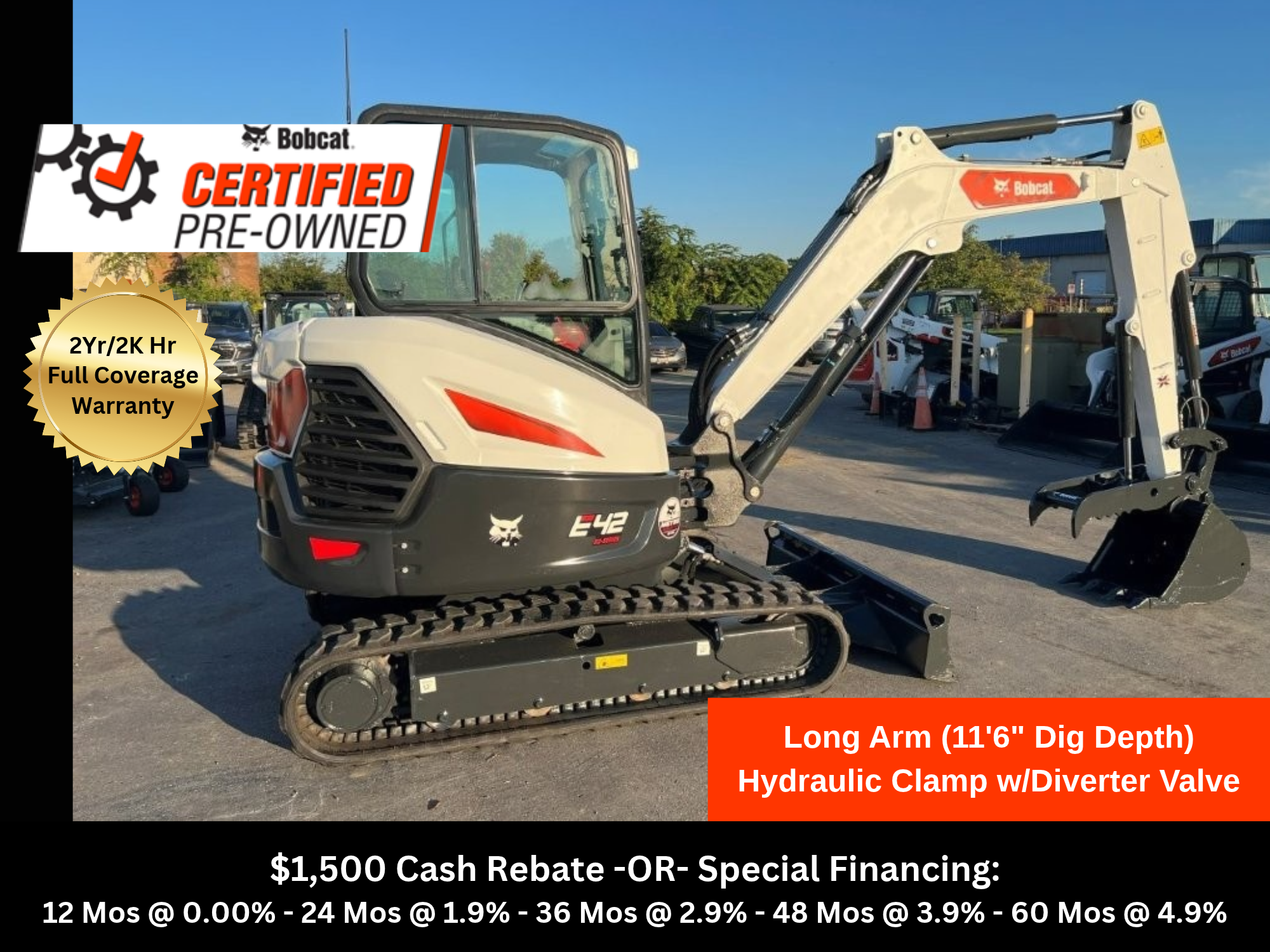 Photo of 2023 Bobcat E42 (Long Arm)