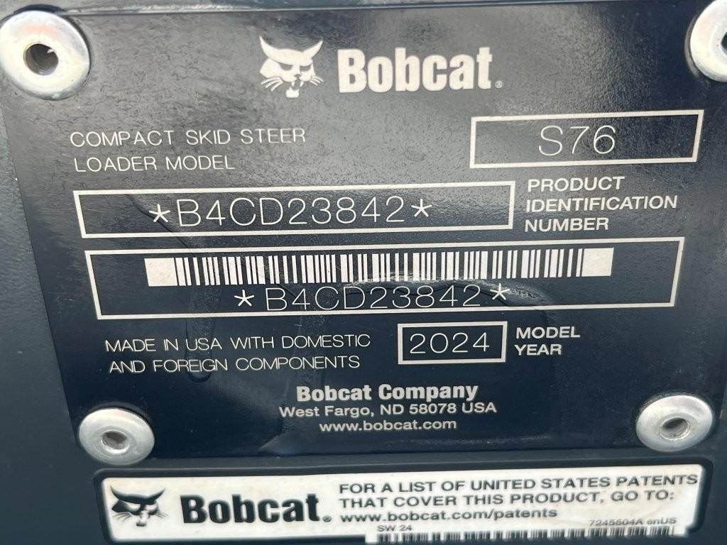 2024 Bobcat S76