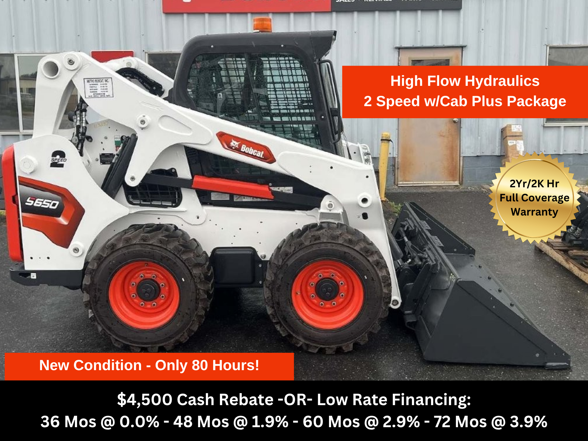 Photo of a 2025 Bobcat S650