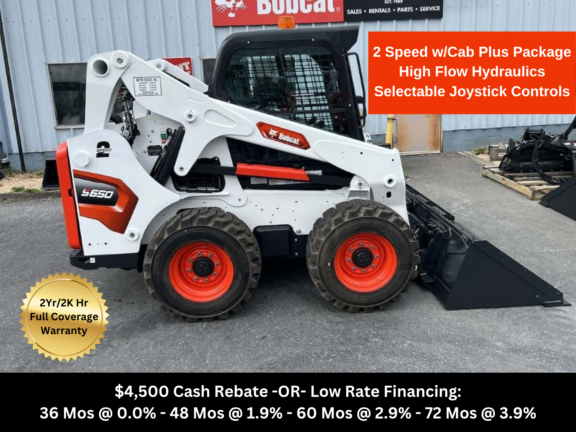 Photo of a 2025 Bobcat S650