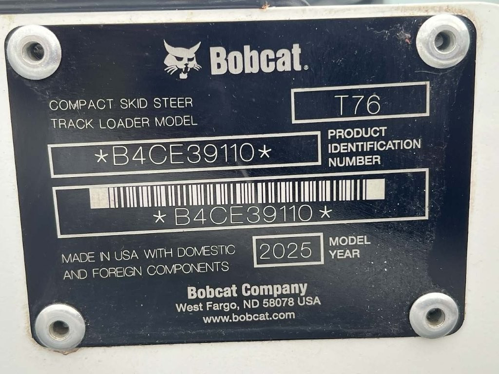 2025 Bobcat T76