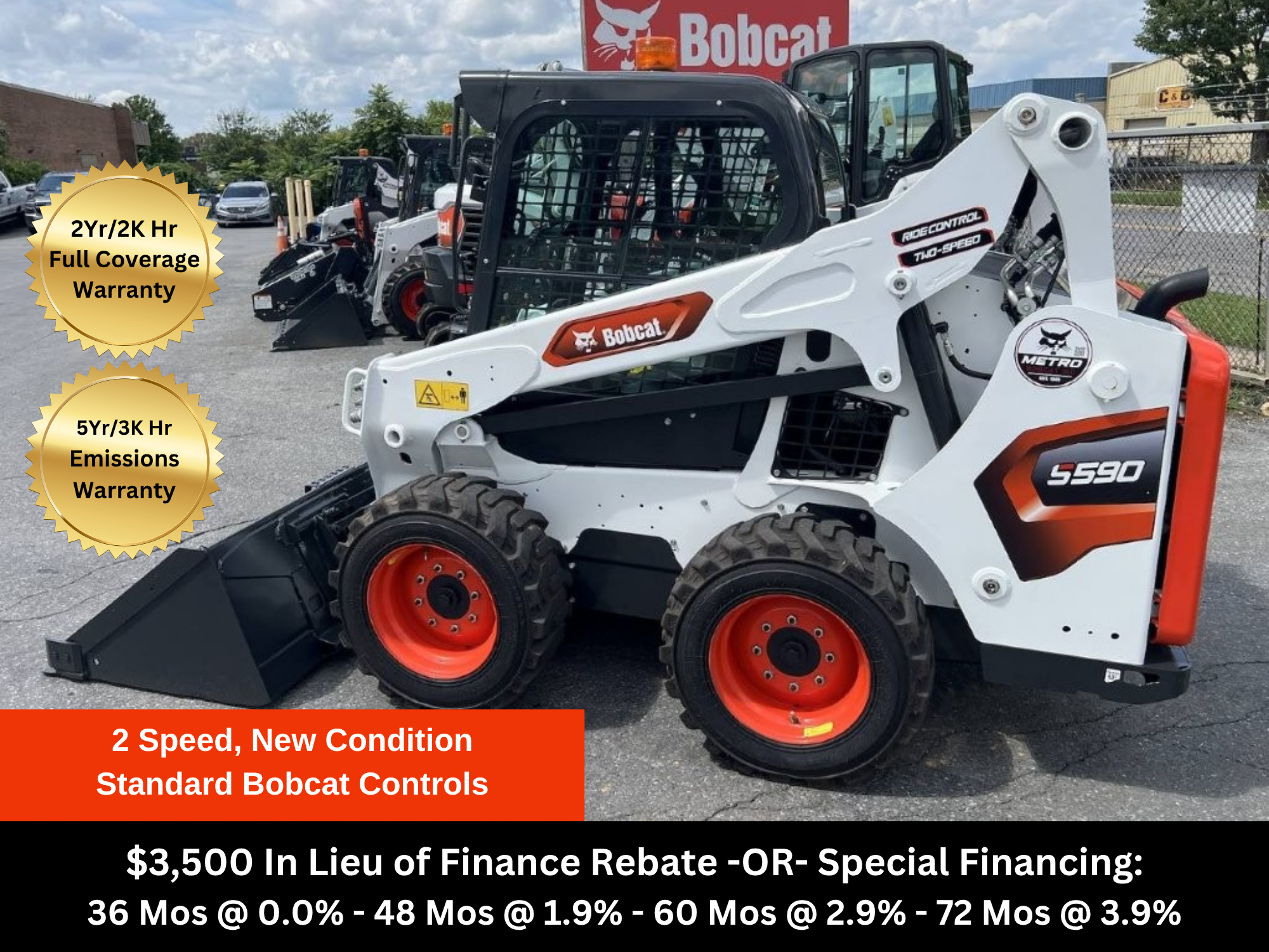 Photo of a 2025 Bobcat S590