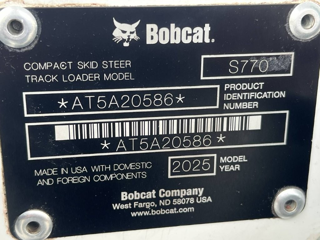 2025 Bobcat S770