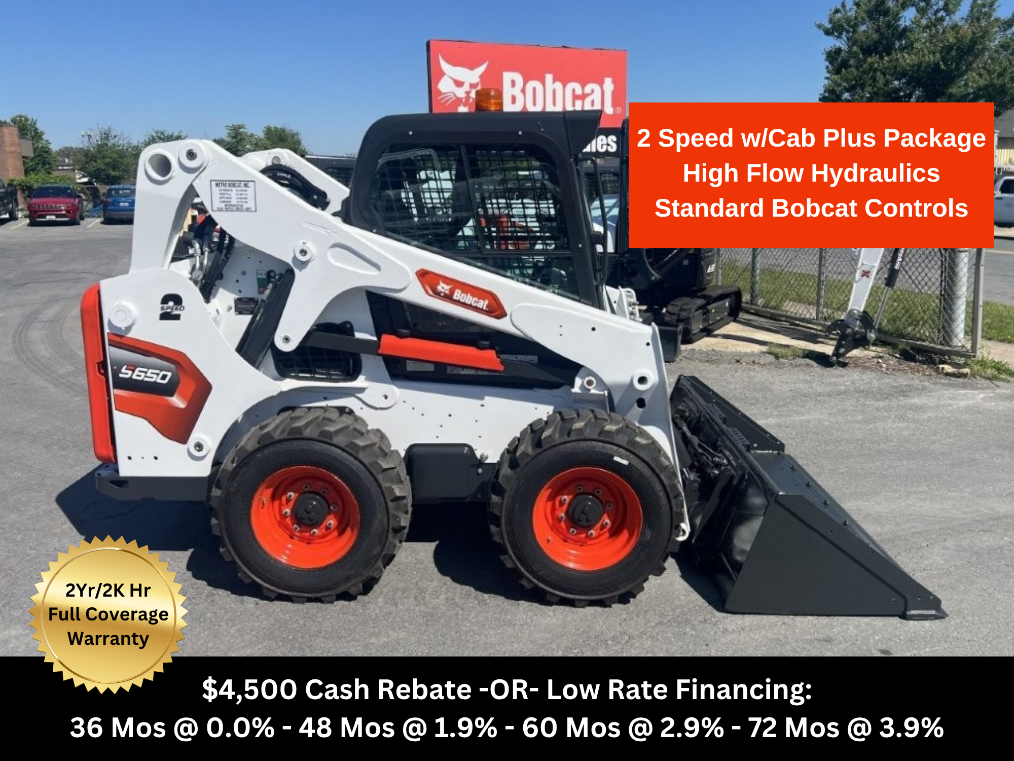 Photo of a 2024 Bobcat S650 Skid-Steer Loader