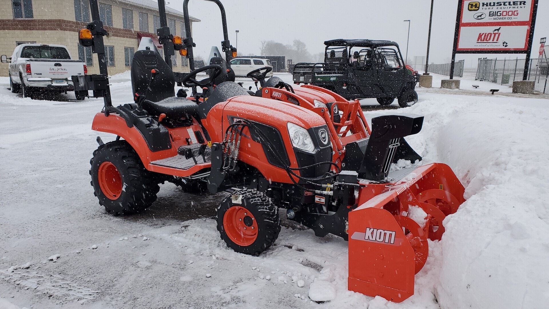 New 2024 KIOTI CS2220 with Front Snow Blower in Ramsey, MN