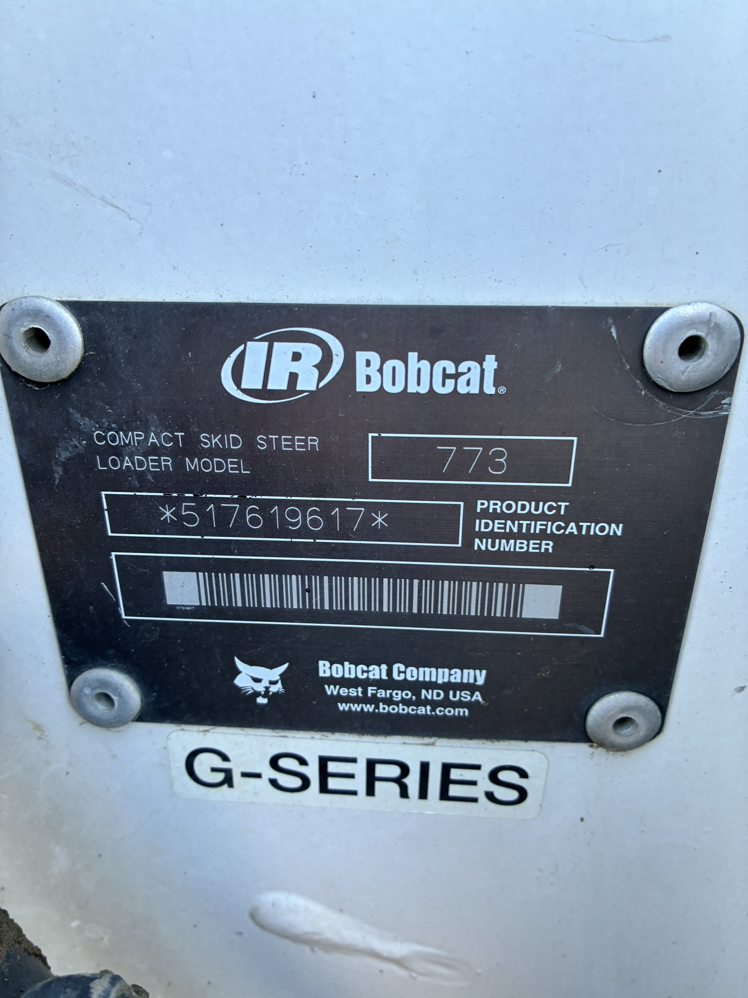 2001 Bobcat 773