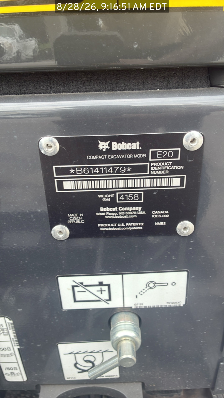 2026 Bobcat E20