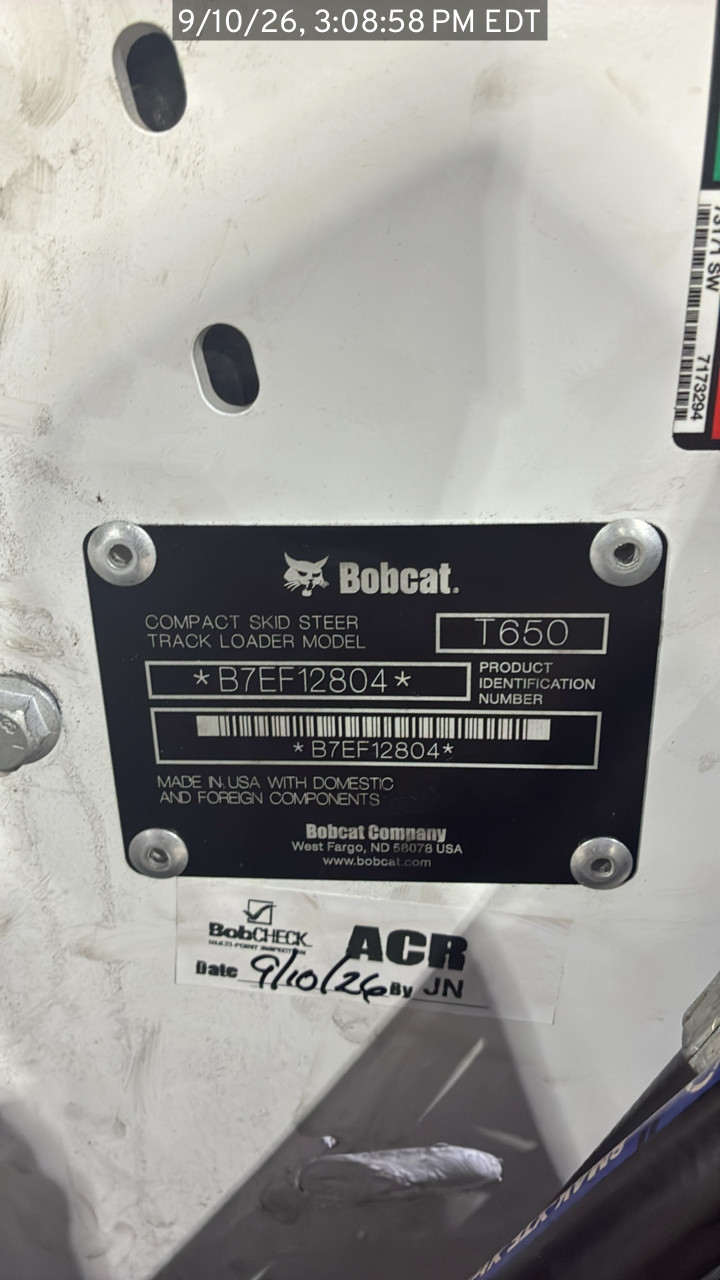 2026 Bobcat T650