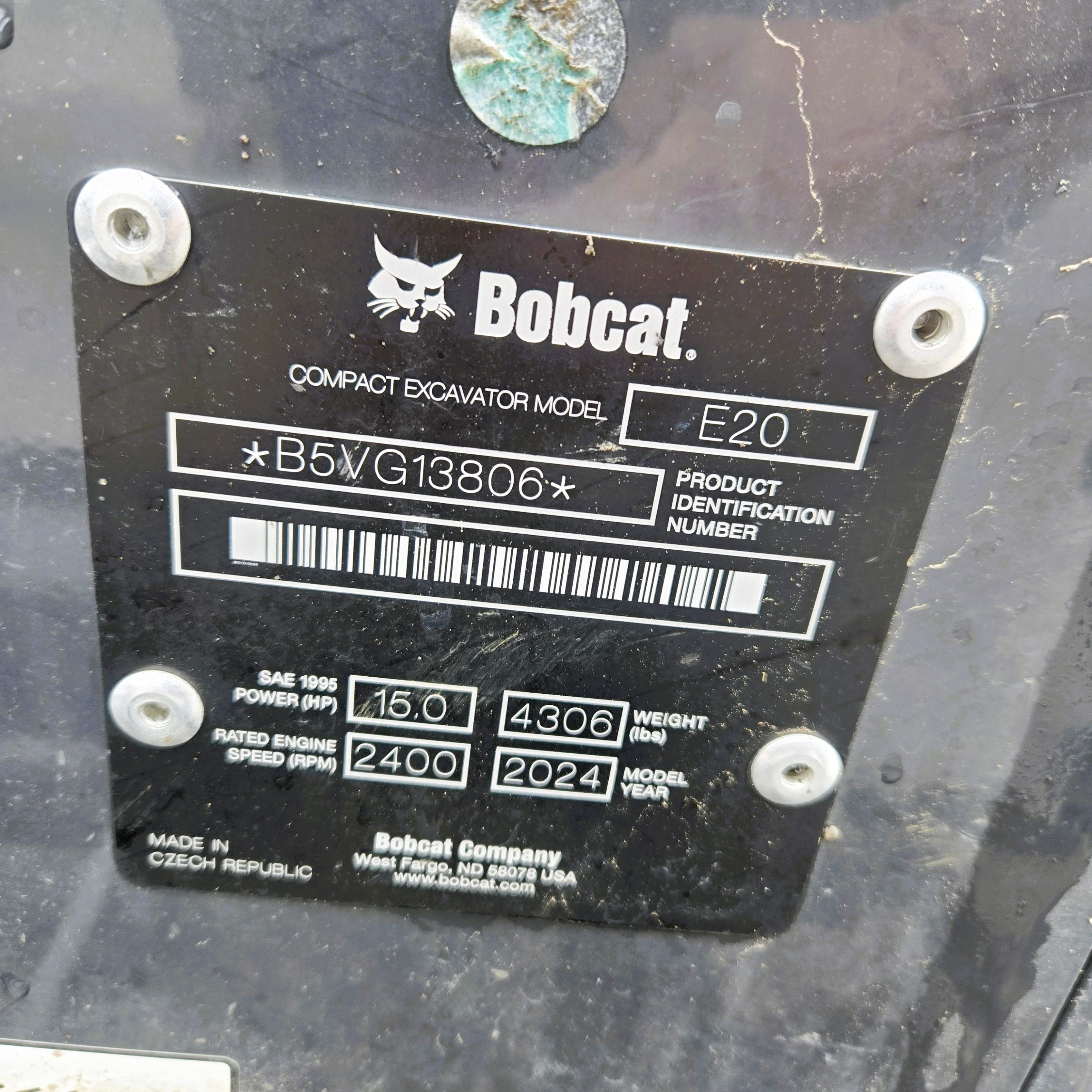 2024 Bobcat E20