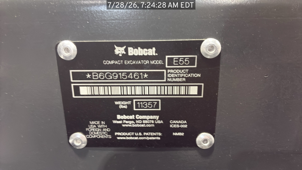 2026 Bobcat E55