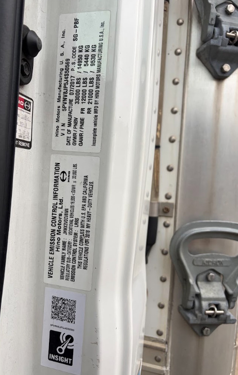 2018 Hino 338