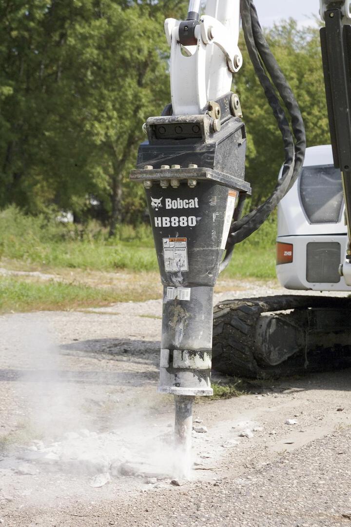 Used, 2019, Bobcat, HB680 Breaker with Nail Point, Hammer / Breaker Attachments