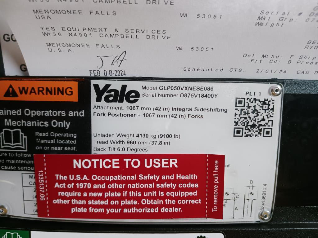 2024 Yale GP050VX