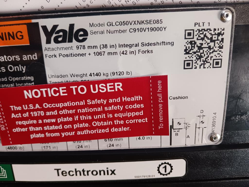 0 Yale GC050VX