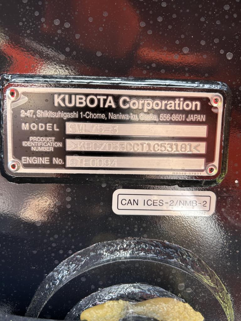 0 Kubota SVL75-3