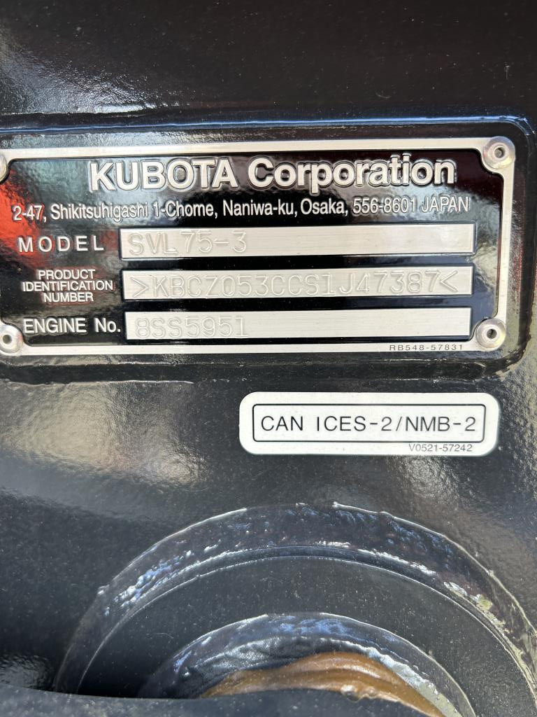 0 Kubota SVL75-3