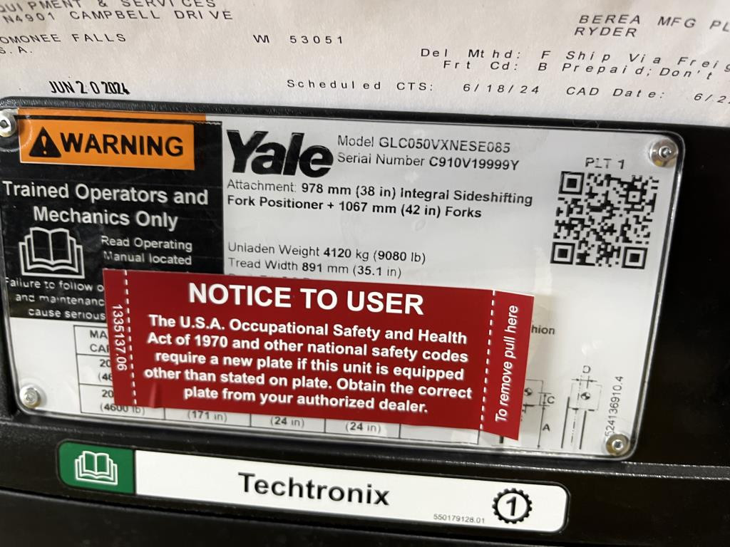0 Yale GC050VX