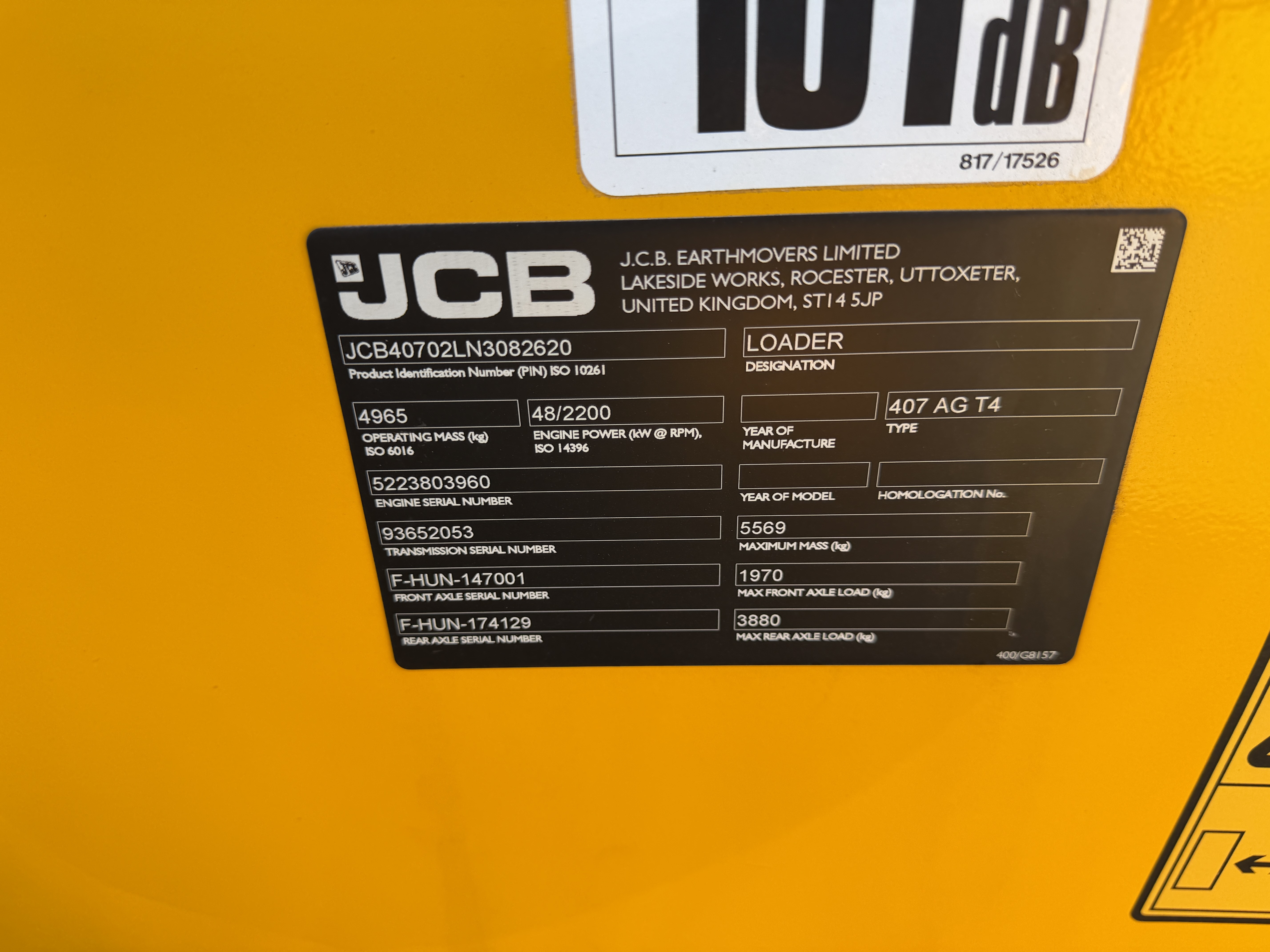2022 JCB 407