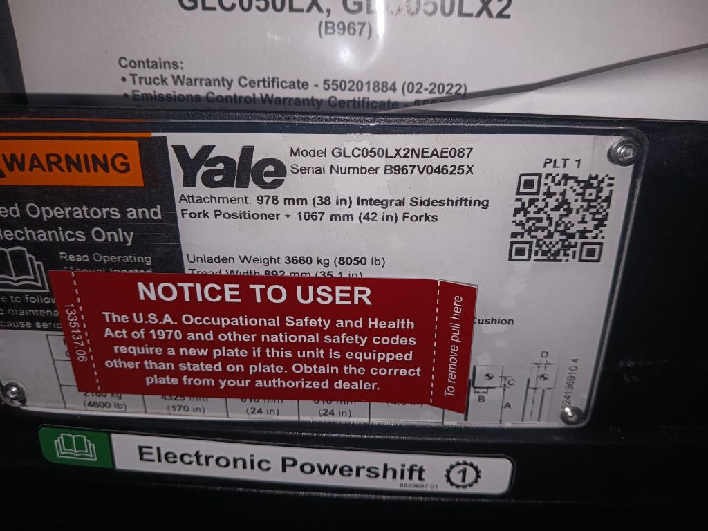 0 Yale GC050LX2