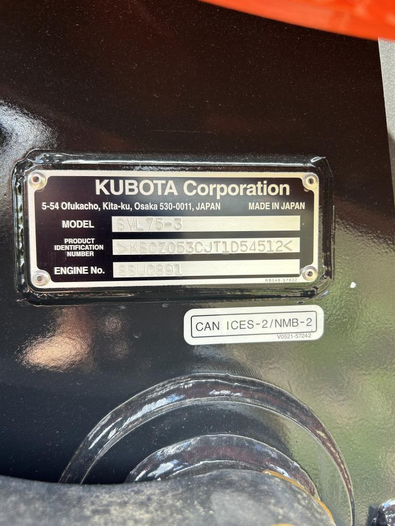 0 Kubota SVL75-3