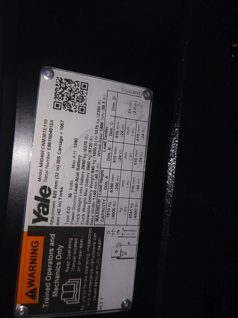 2023 Yale NR040EC
