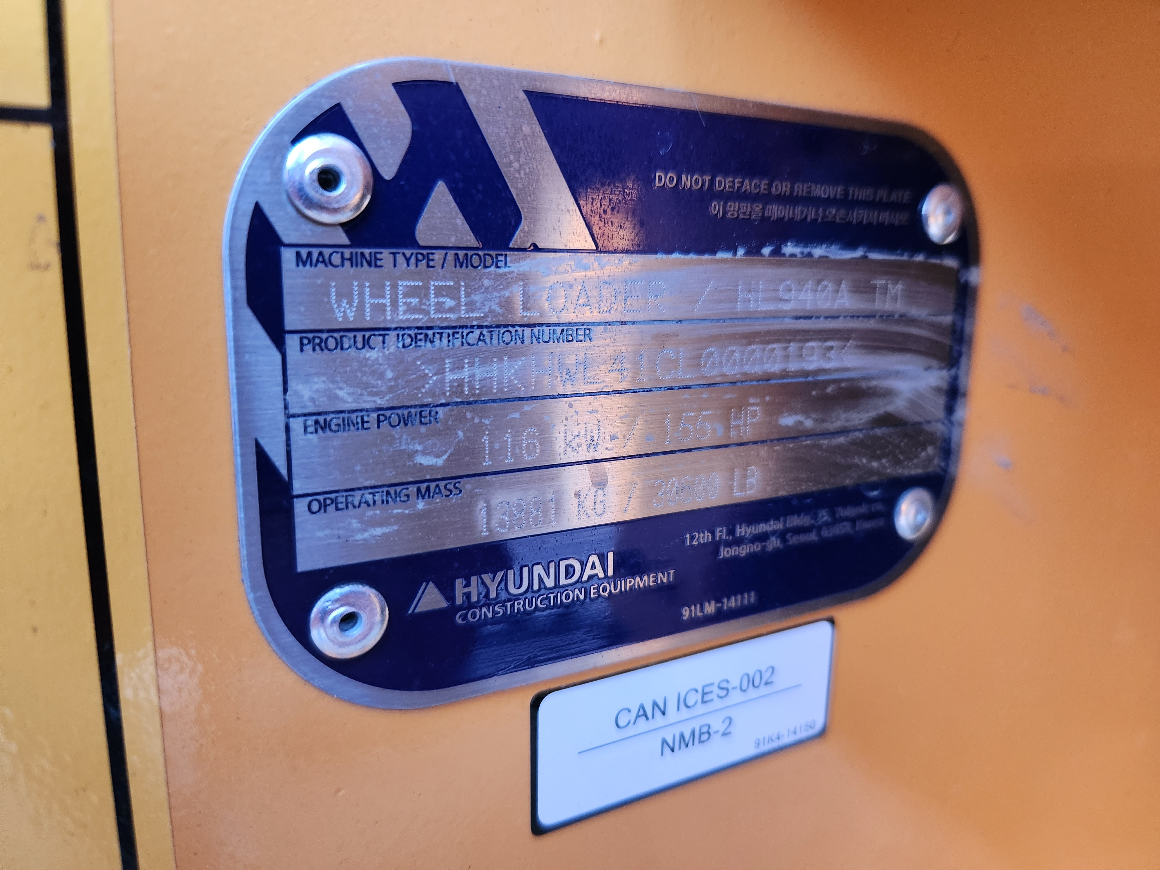 2023 Hyundai HL940A TM