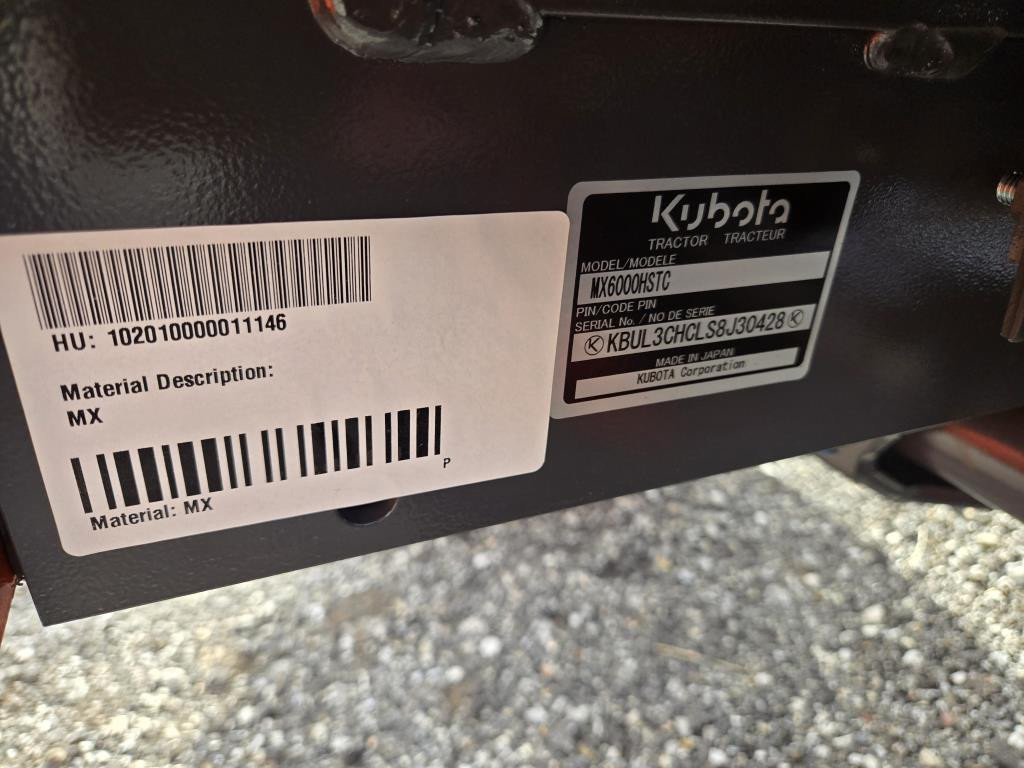0 Kubota MX6000 HSTC