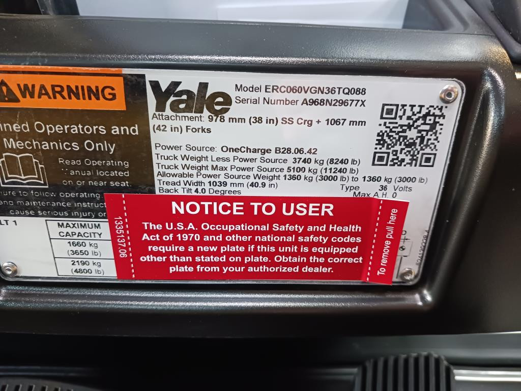 2023 Yale ERC060VG
