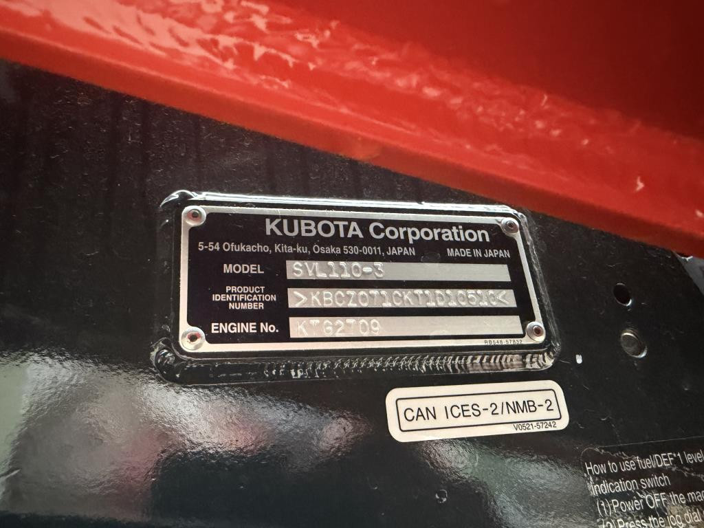 0 Kubota SVL110-3