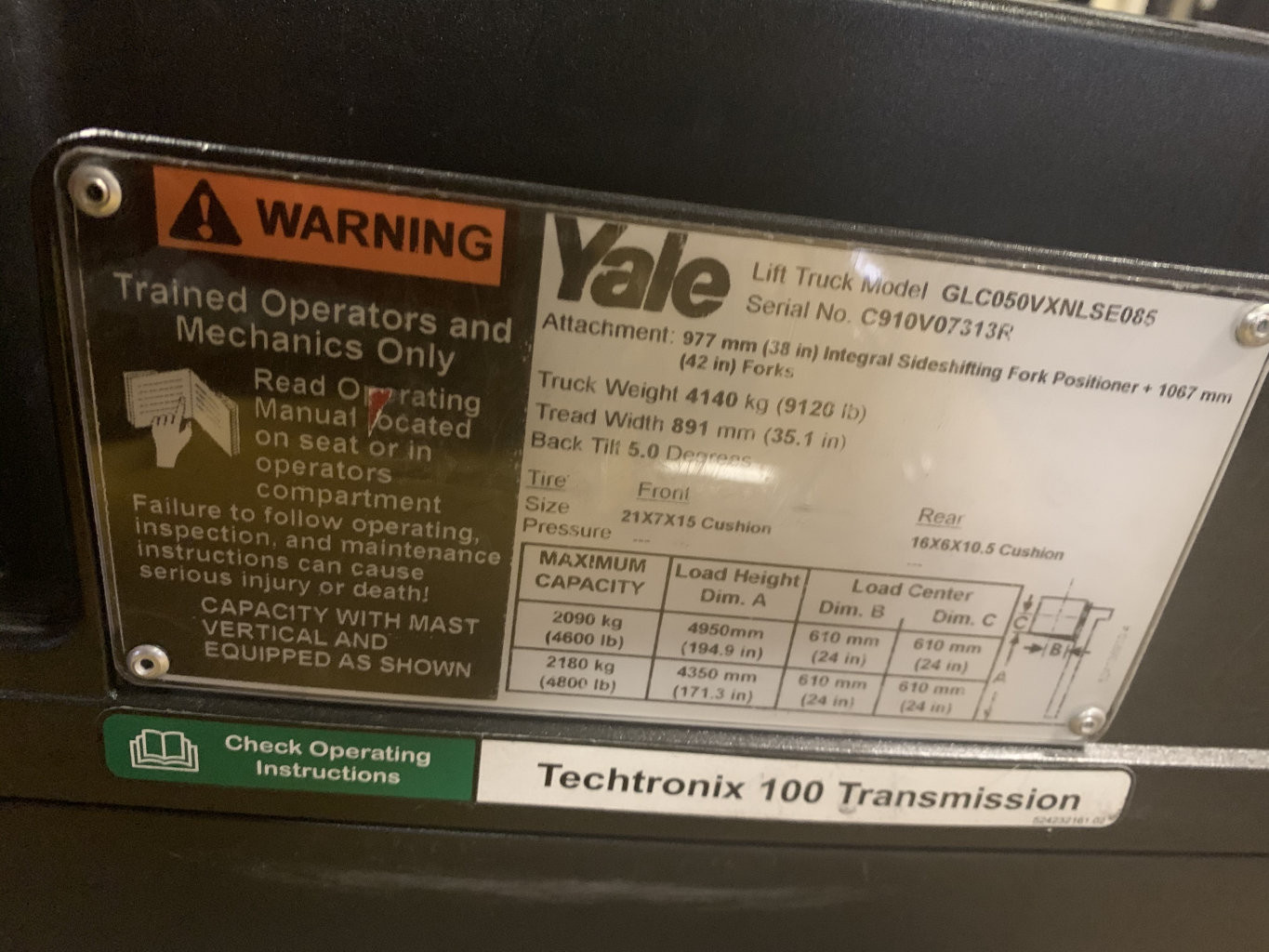 2017 Yale GC050VX