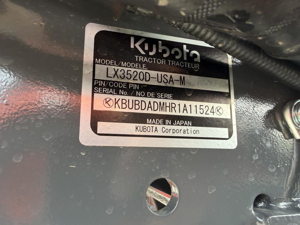 0 Kubota LX3520 Narrow