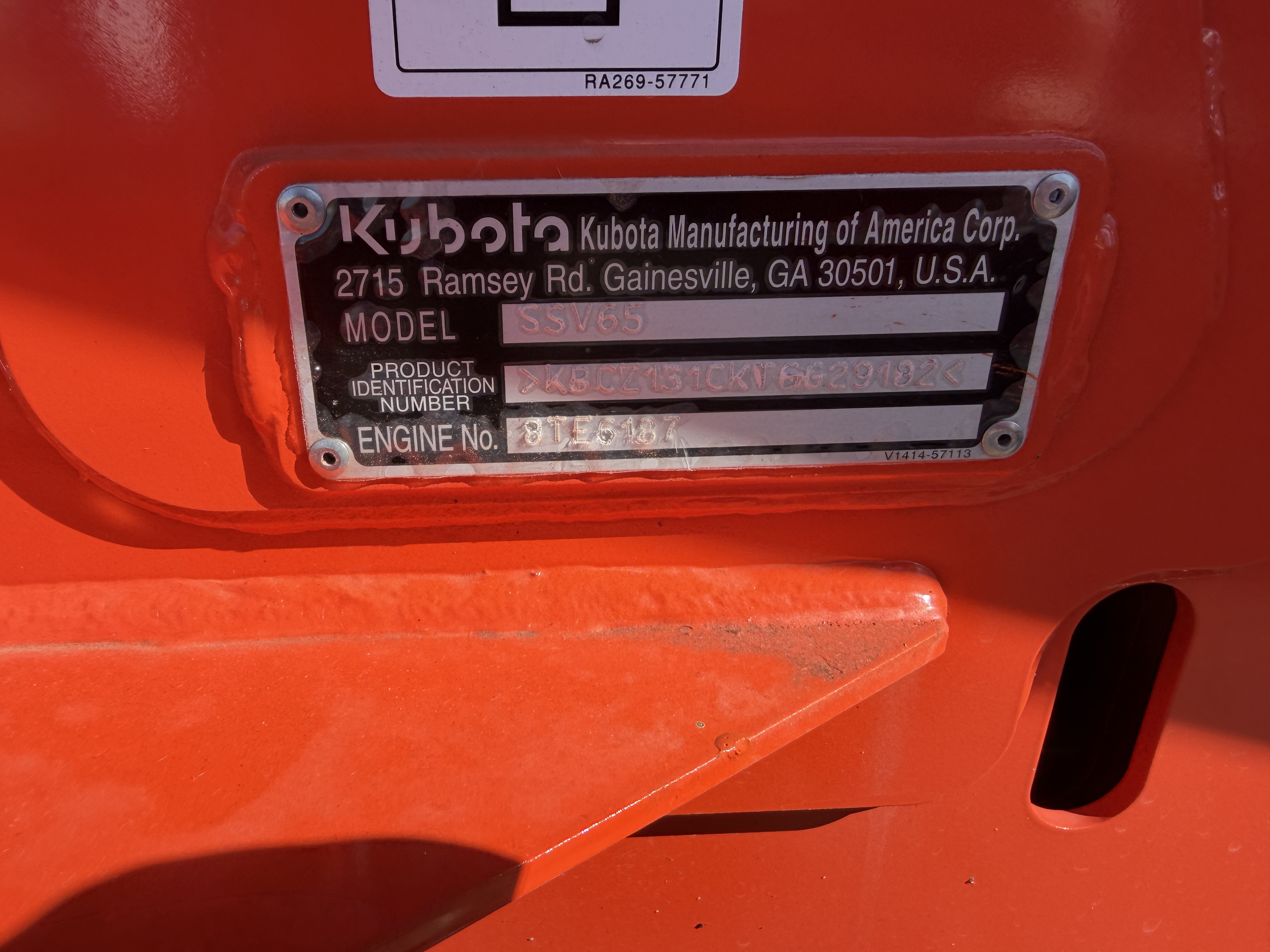 0 Kubota SSV65