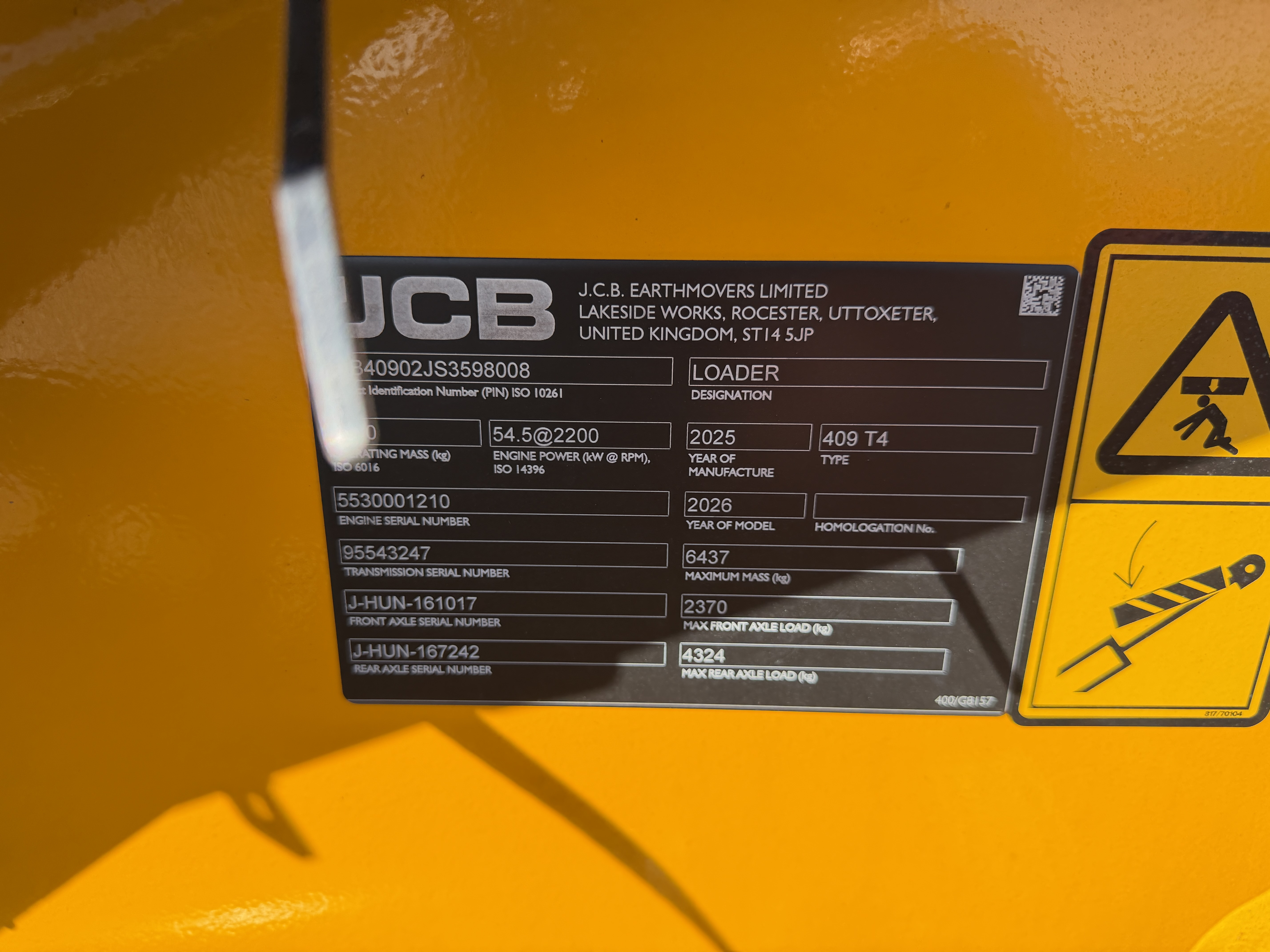 0 JCB 409