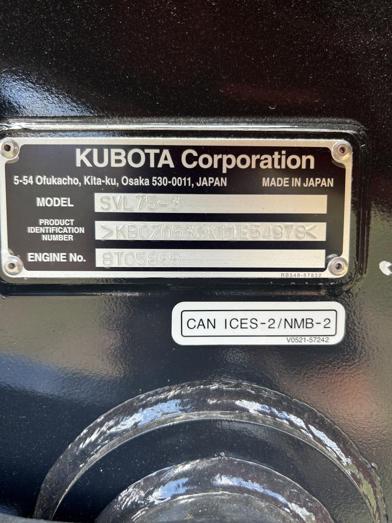 0 Kubota SVL75-3