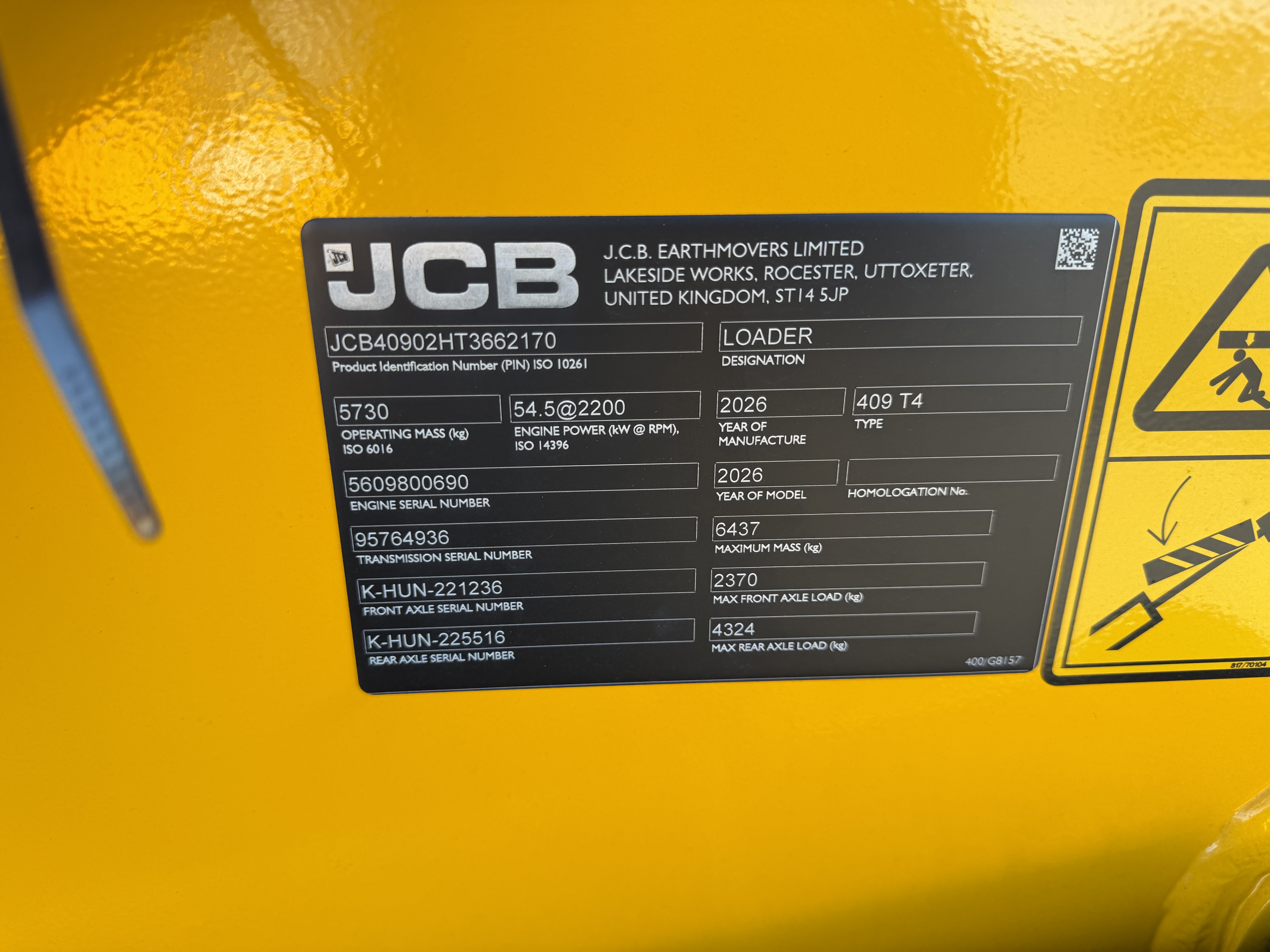 0 JCB 409