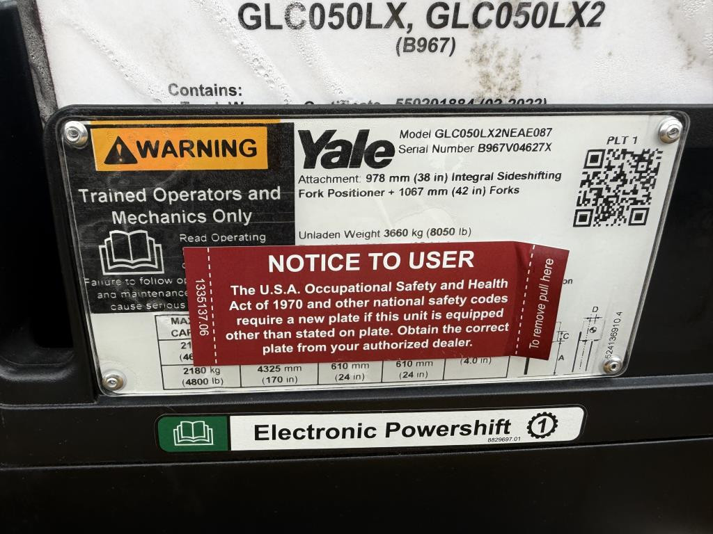 0 Yale GC050LX2