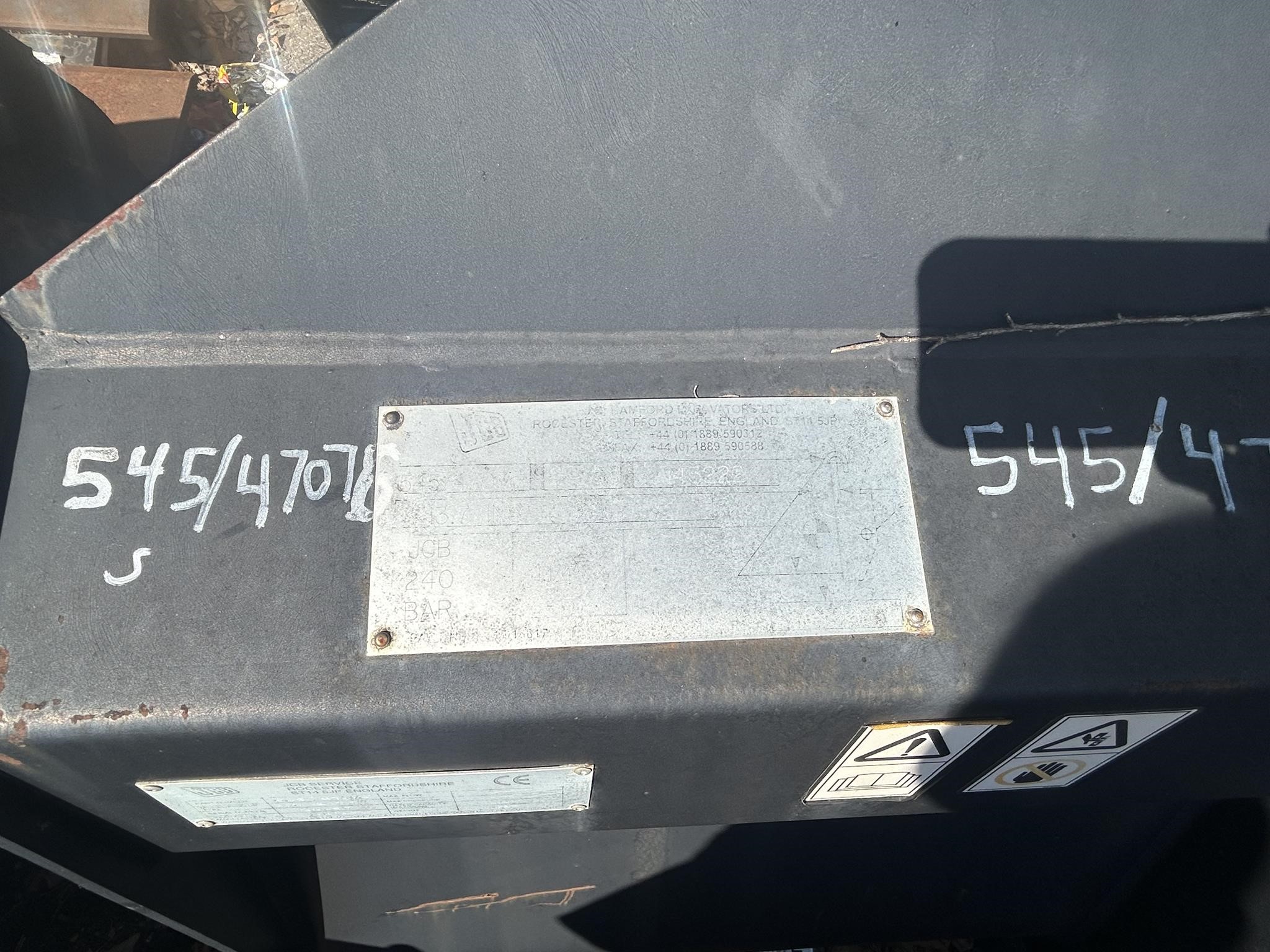 2023 JCB 96" BUCKET