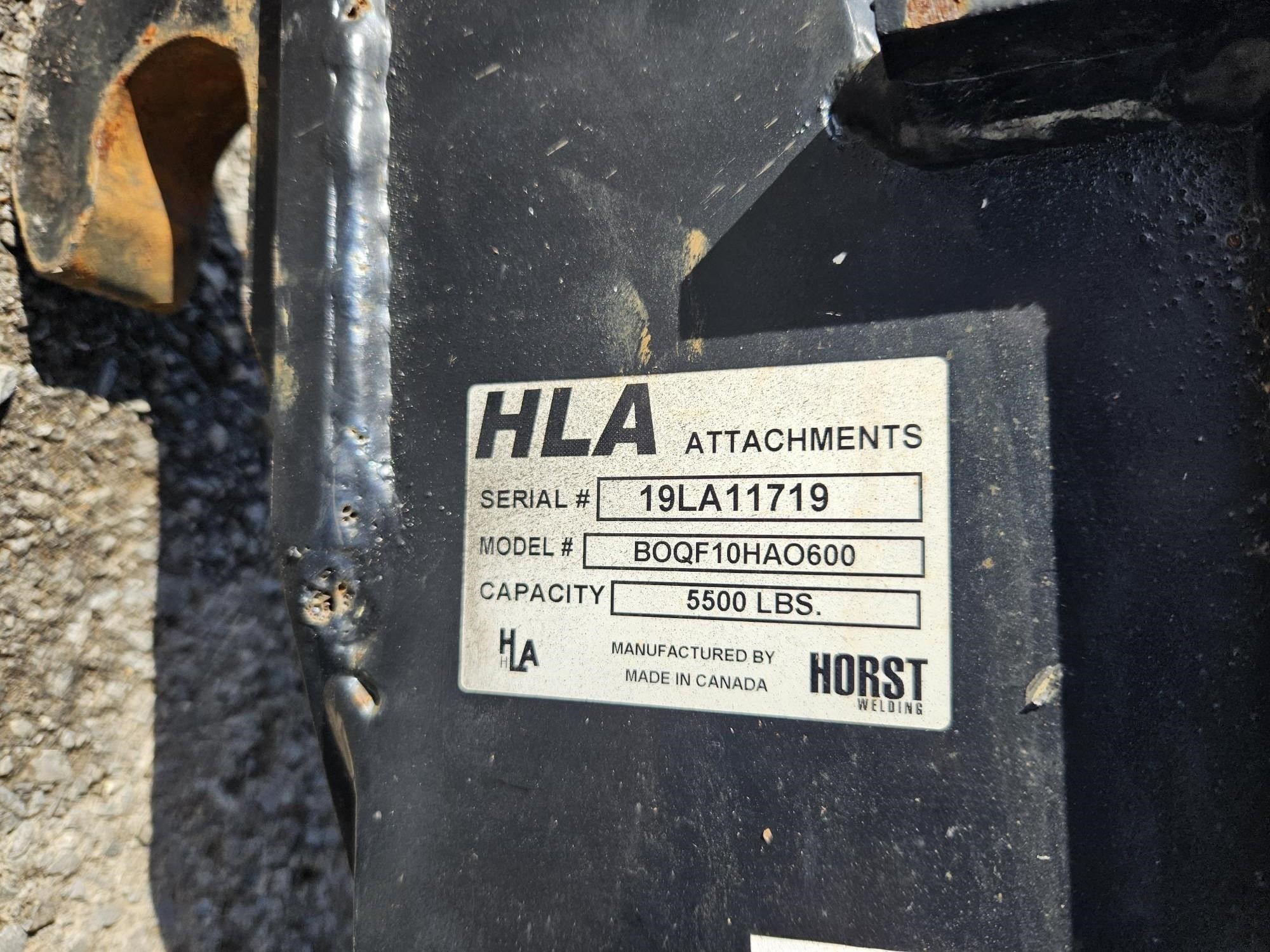 2019 Hla Snow Q  FIT TO SKIDSTEER