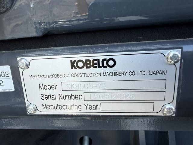 2026 Kobelco SK85CS-7