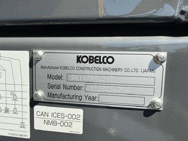 2026 Kobelco SK140SR LC-7