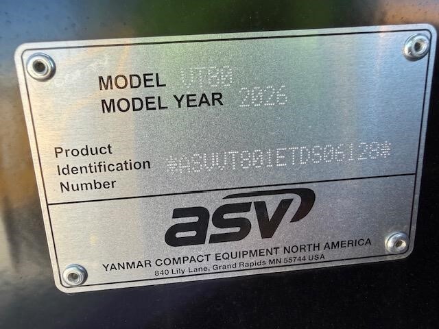 2026 ASV POSI-TRACK VT80