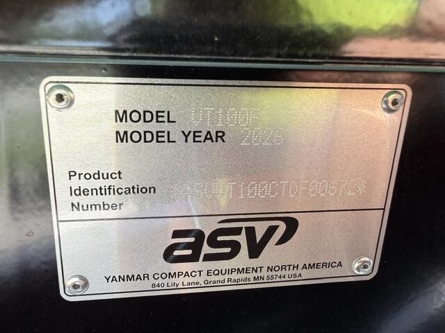 2026 ASV POSI-TRACK VT100 FORESTRY