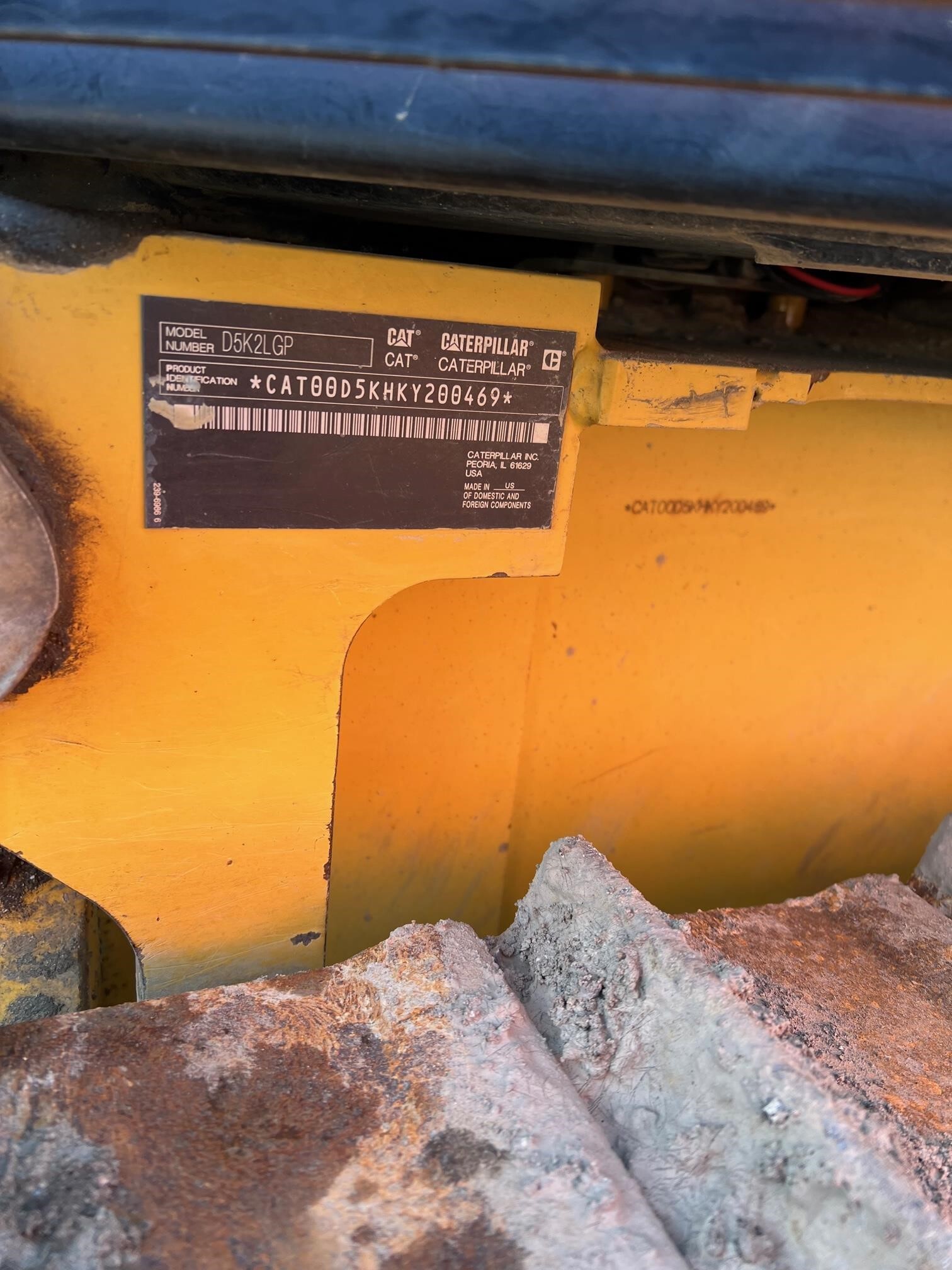 2015 Caterpillar D5K2 LGP