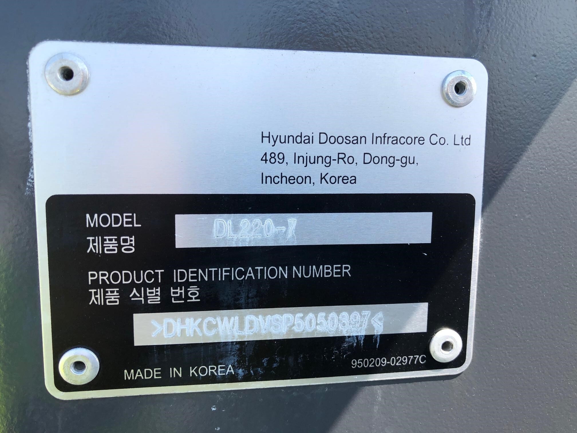 2023 Develon DL220-7